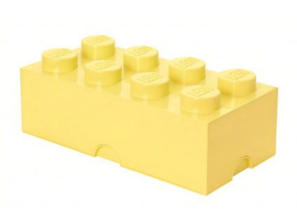 Světle žlutý úložný box LEGO® Smart 25 x 50 cm