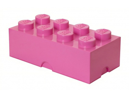 Růžový úložný box LEGO® Smart 25 x 50 cm