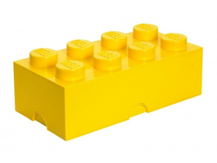 Žlutý úložný box LEGO® Smart 25 x 50 cm