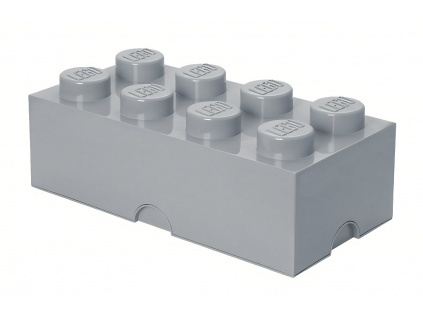 Světle šedý úložný box LEGO® Smart 25 x 50 cm