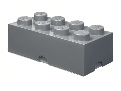 Šedý úložný box LEGO® Smart 25 x 50 cm