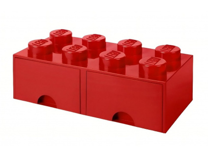 Červený úložný box LEGO® Storage 25 x 50 cm