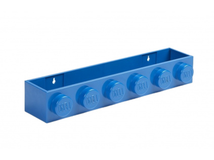 Modrá nástěnná police LEGO® Storage 47,8 x 11,5 cm