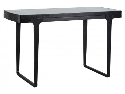 Černý jasanový pracovní stůl Richmond Monfort 130 x 60 cm