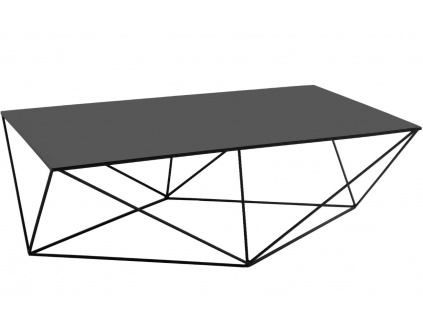 Kovový konferenční stolek Deryl 140x80 cm