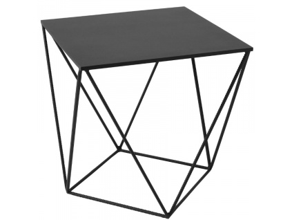 Černý kovový konferenční stolek Deryl 60x60 cm848x848