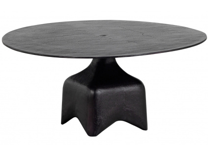 Černý kovový konferenční stolek Fuse 75 cm