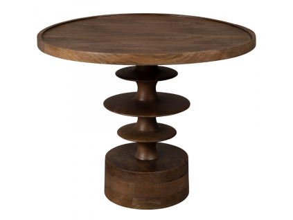 Ořechový konferenční stolek DUTCHBONE Cath 66 cm