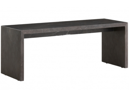 Hnědo šedý mramorový konferenční stolek MENU PLINTH 100 x 35 cm
