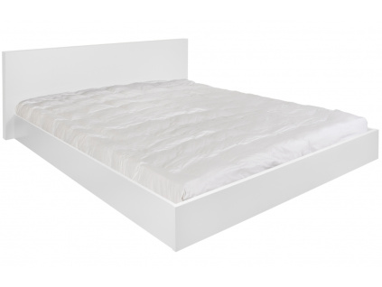 Bílá dvoulůžková postel TEMAHOME Float 160 x 200 cm