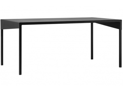 Černý kovový konferenční stolek Narvik 100x60 cm