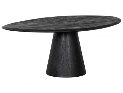 Černý mangový konferenční stolek Poselt 120 x 80 cm