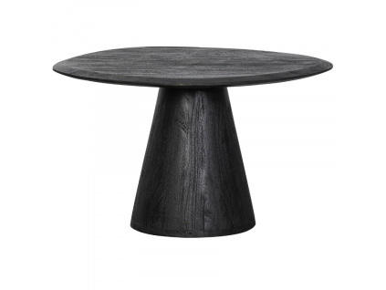 Černý mangový konferenční stolek Poselt 70 x 63 cm