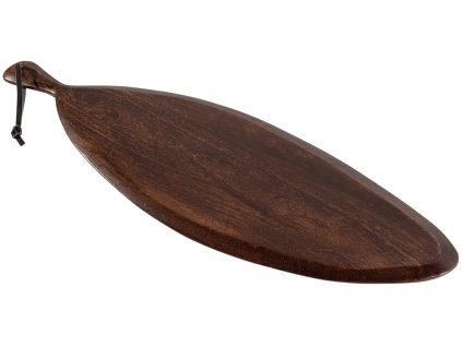 Hnědé dřevěné servírovací prkénko Rest 75 x 22 cm