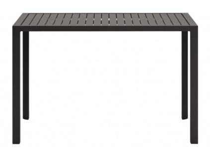 Šedý kovový zahradní barový stůl Kave Home Culip 150 x 77 cm
