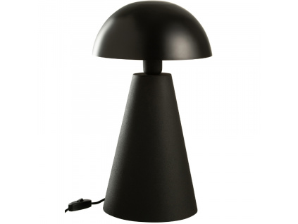 Černá kovová stolní lampa J-line Musra