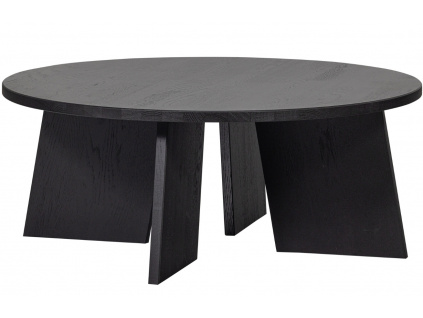 Černý dubový konferenční stolek Fredy 90 cm