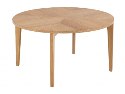 Dubový konferenční stolek Laudien 80 cm