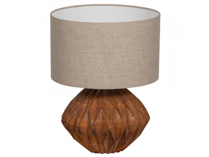Dřevěná stolní lampa Norrin