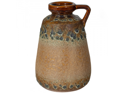Hnědá keramická váza Ores 30 cm