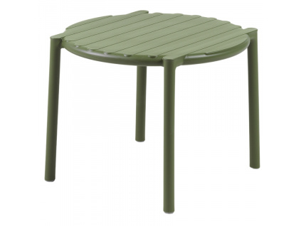Zelený plastový zahradní odkládací stolek Doga 50 cm