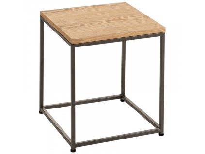 Dřevěný odkládací stolek J-line Élio 40 x 40 cm