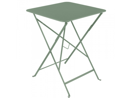 Kaktusově zelený kovový skládací stůl Fermob Bistro 57 x 57 cm