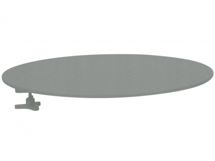 Popelově šedý přídavný odkládací stolek Fermob Bellevie 36 cm
