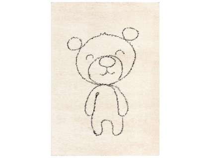 Béžový dětský koberec Teddy Bear 120 x 170 cm