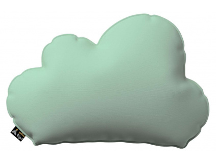 Mátově zelený polštář ve tvaru mráčku Soft Cloud 55 cm