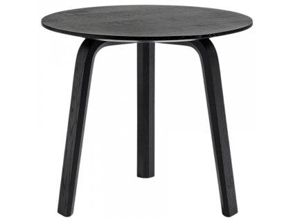 Černý dubový odkládací stolek HAY Bella 45 cm