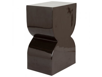 Hnědá kovová stolička ZUIVER CONES 45 cm