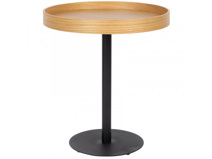 Dubový odkládací stolek WLL YURI 40 cm
