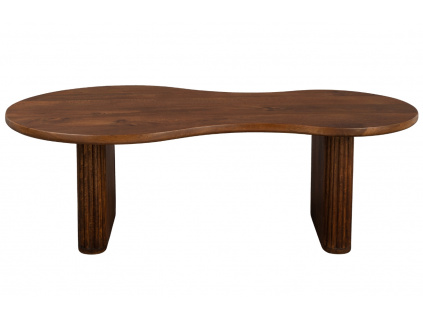 Hnědý dřevěný konferenční stolek DUTCHBONE TILON