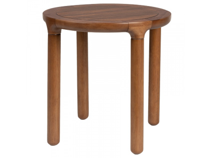 Ořechový odkládací stolek ZUIVER STORM 45 cm