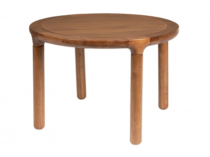 Ořechový konferenční stolek ZUIVER STORM 60 cm