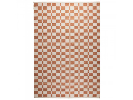 Oranžovo béžový koberec ZUIVER CHECKER 160 x 230 cm