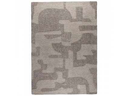 Šedý vlněný koberec ZUIVER FRANTIC 160 x 240 cm