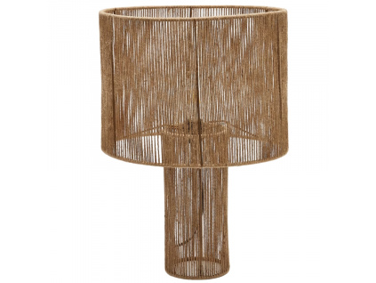 Jutová stolní lampa Kave Home Pontos