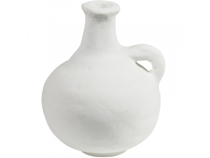 Bílá váza Corrina 30 cm