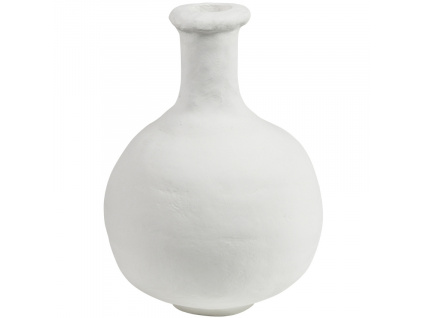 Bílá váza Corrina 36 cm