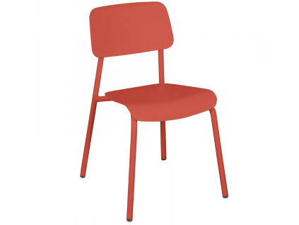 Oranžová hliníková zahradní židle Fermob Studie