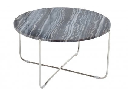 Šedý mramorový konferenční stolek Morami 62 cm