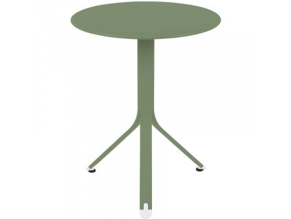Kaktusově zelený kovový stůl Fermob Rest'O Ø 60 cm