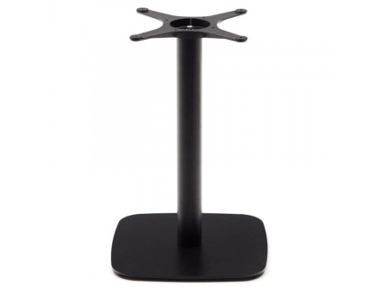 Černá kovová podnož k barovému stolu Kave Home Dina 70,5 cm