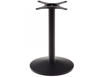 Větší černá kovová podnož k barovému stolu Kave Home Esilda 96 cm