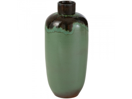 Zelená keramická váza J-line Alina 50,5 cm