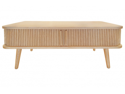 Dubový konferenční stolek Woodman Rove Tambour 107,5 x 58 cm