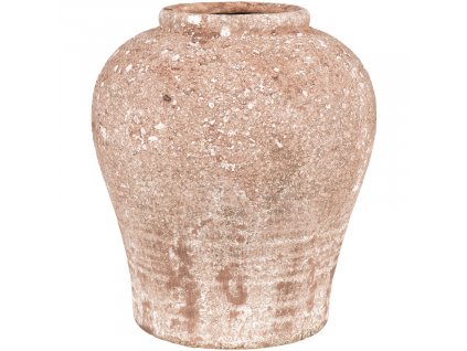 Hnědá keramická váza Diksha 24,5 cm