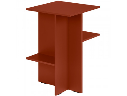 Oranžový odkládací stolek Atik 36 x 36 cm